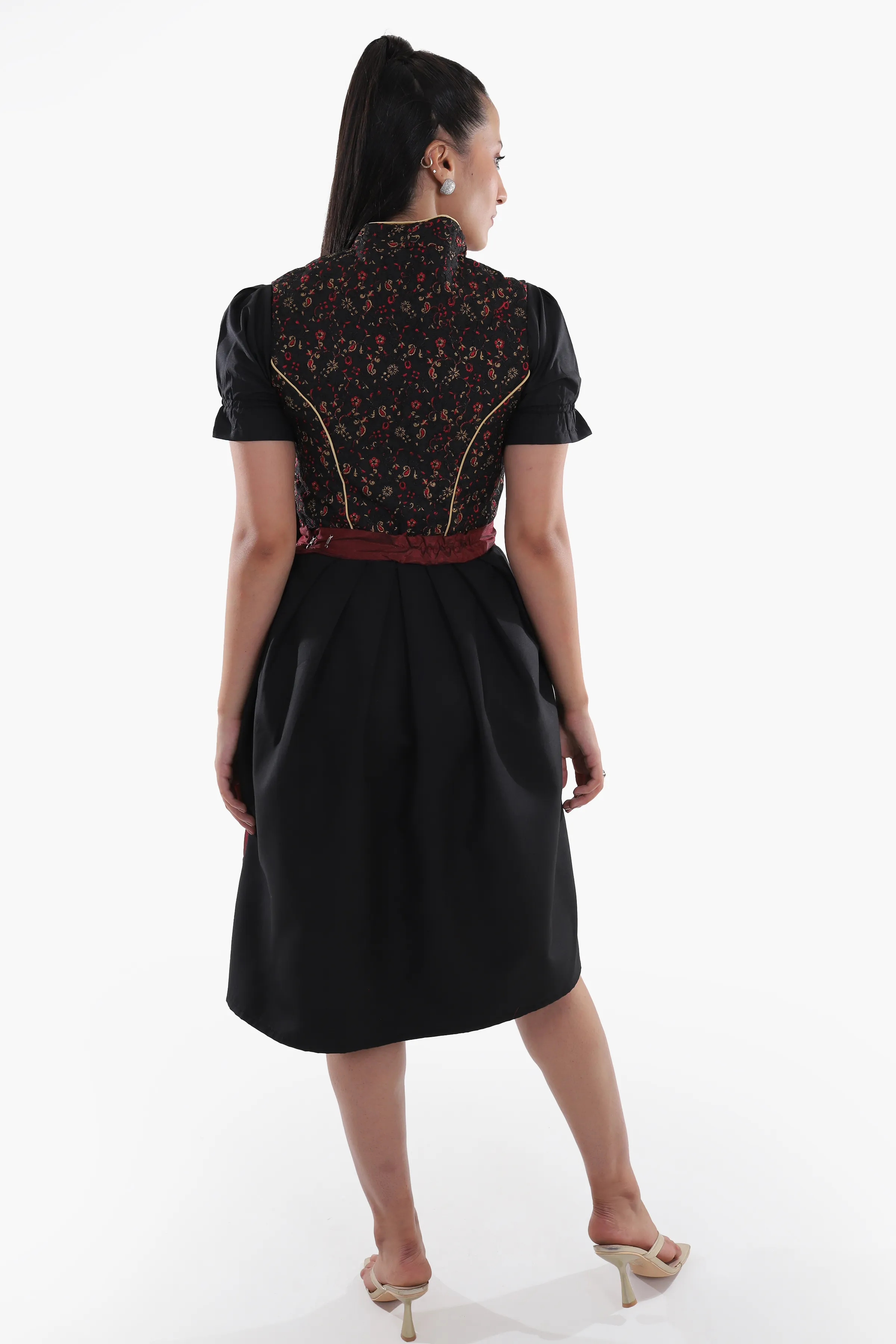 Aloisia Bavarian Maroon Dirndl - Image 7