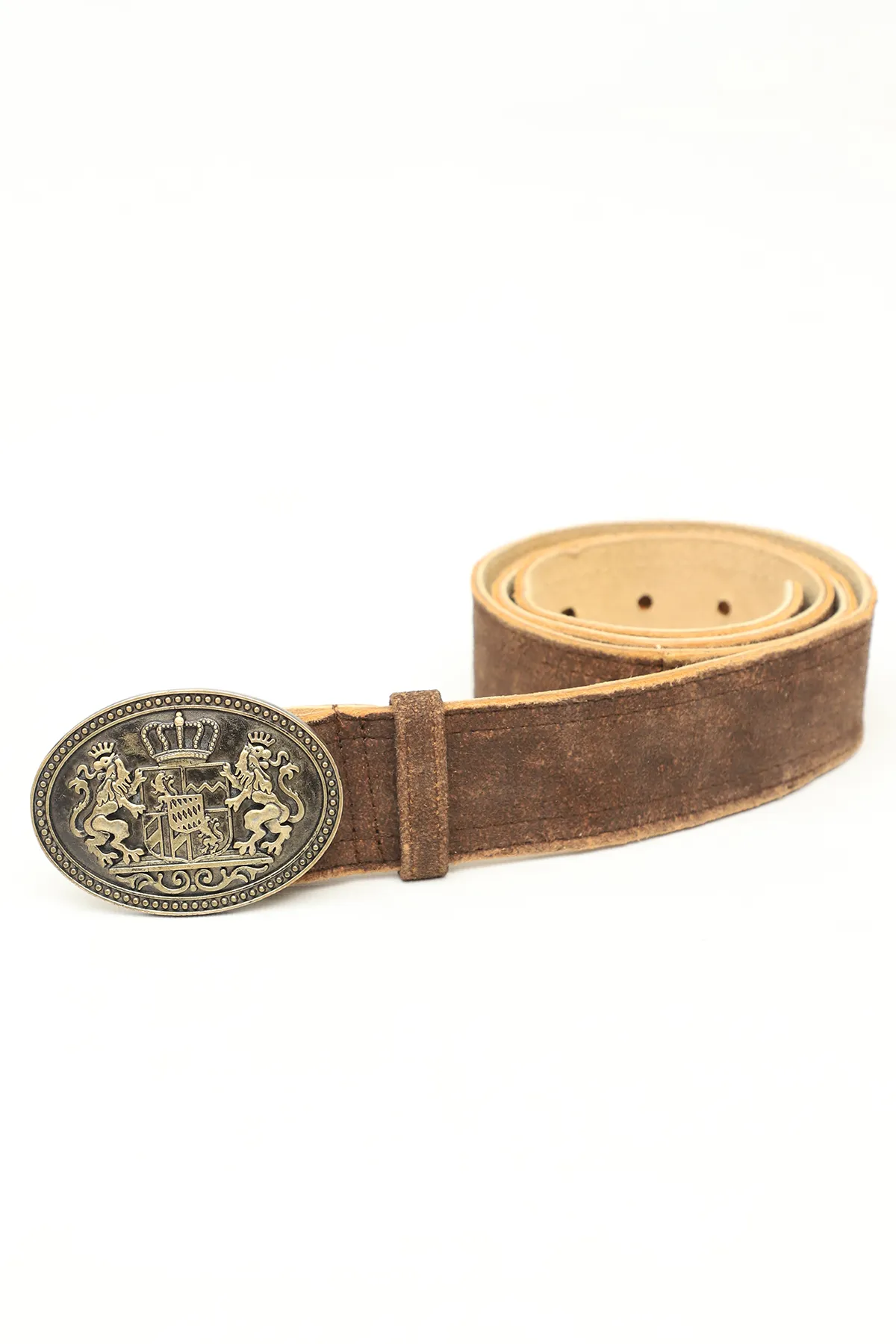 Authentic Real Brown Trachten Lederhosen Belt