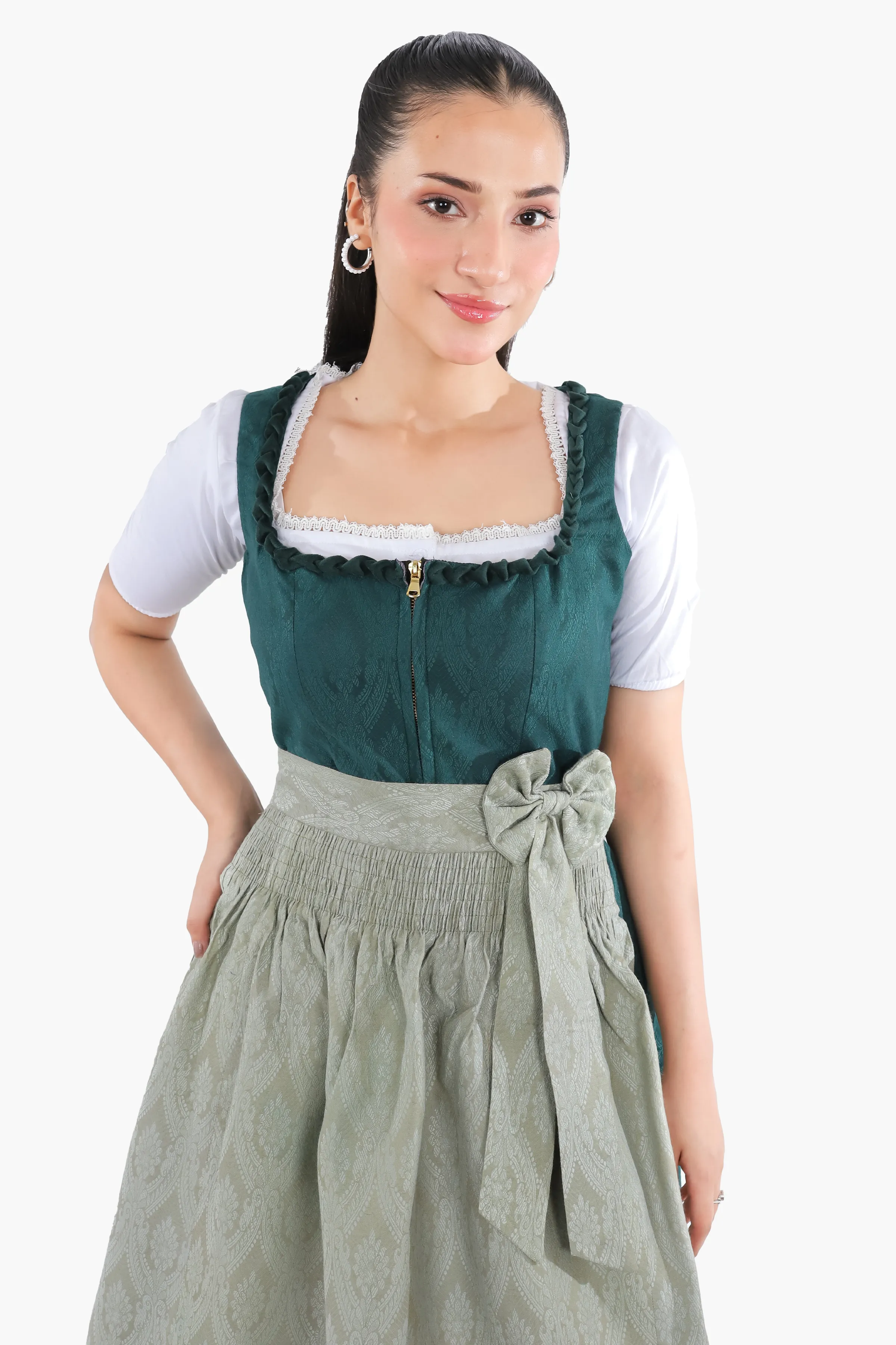 Bavarian Edition Midi Green Dirndl - Image 4