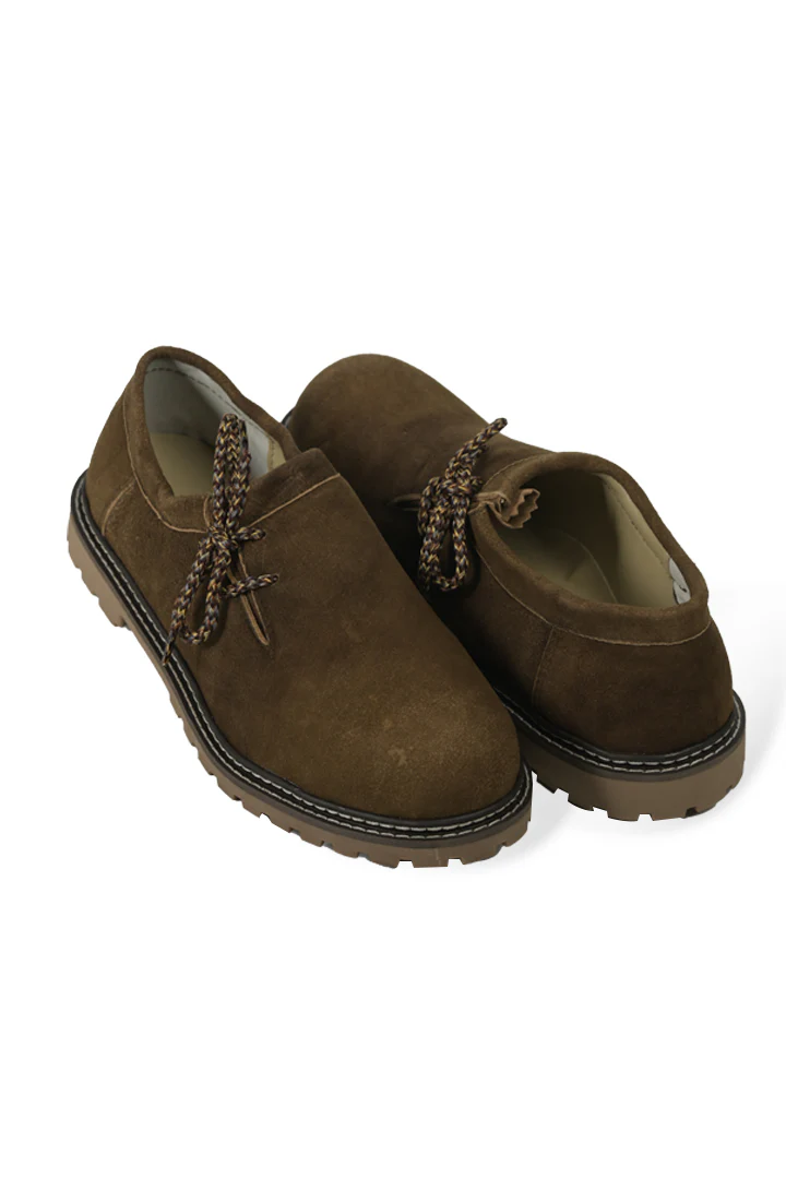 Brown Mens Trachten Trendsetter Lederhosen Shoes - Image 2