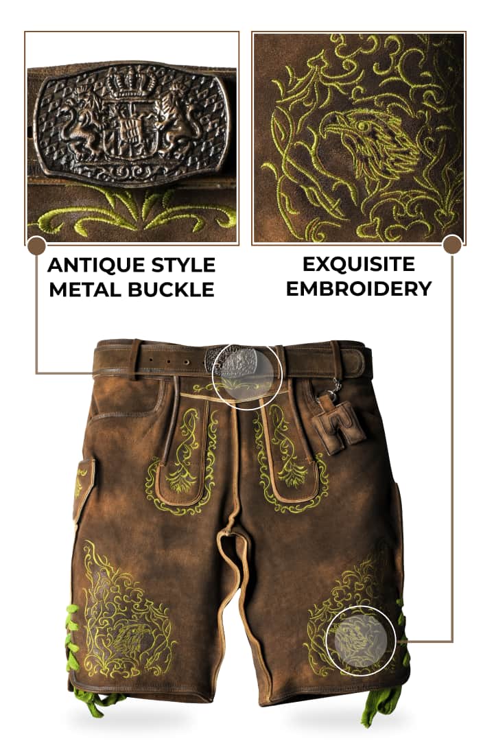 Comfortable Bavarian Lederhosen Vintage Classic - Image 3
