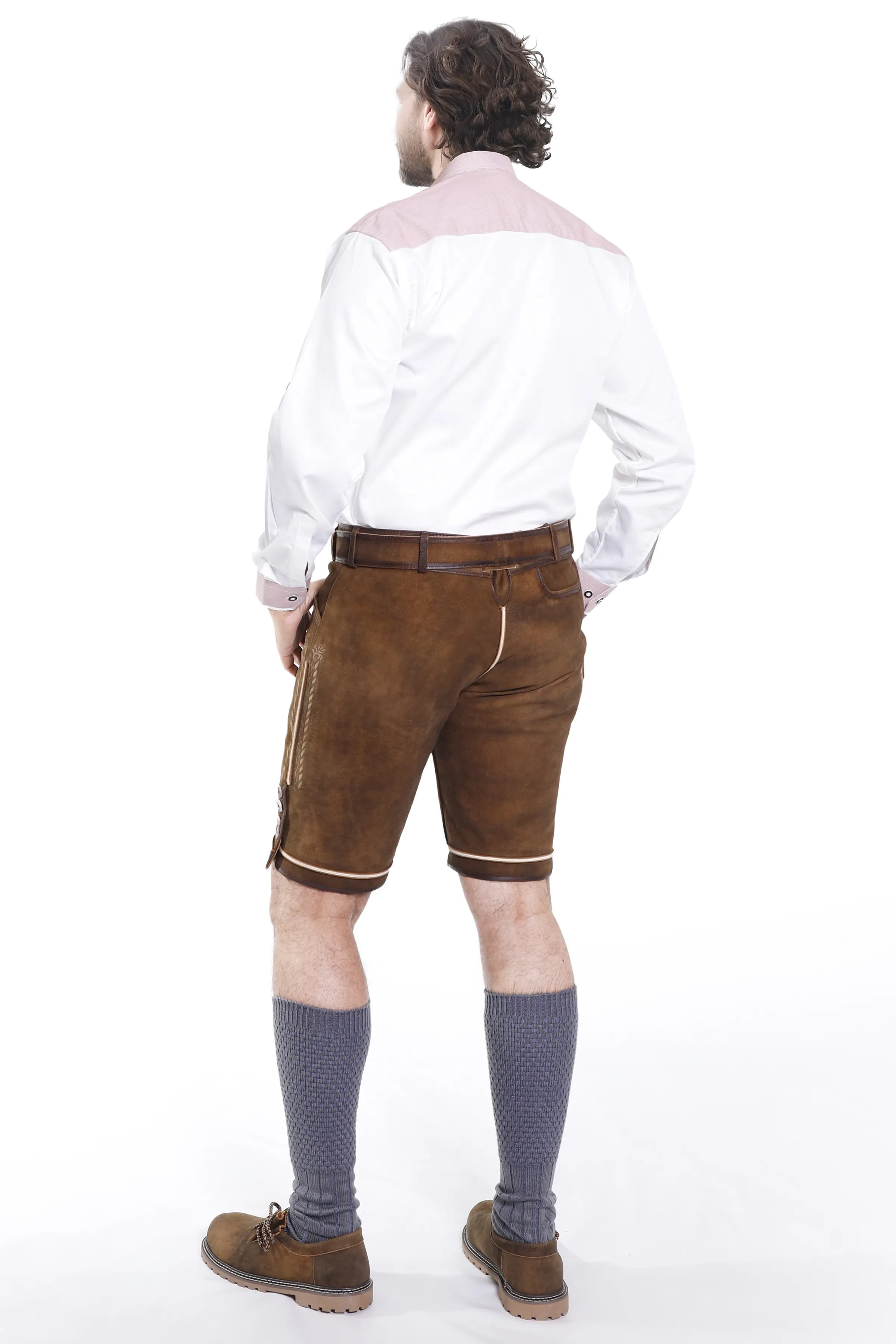 Comfortable Mens Classic German Lederhosen - Image 6