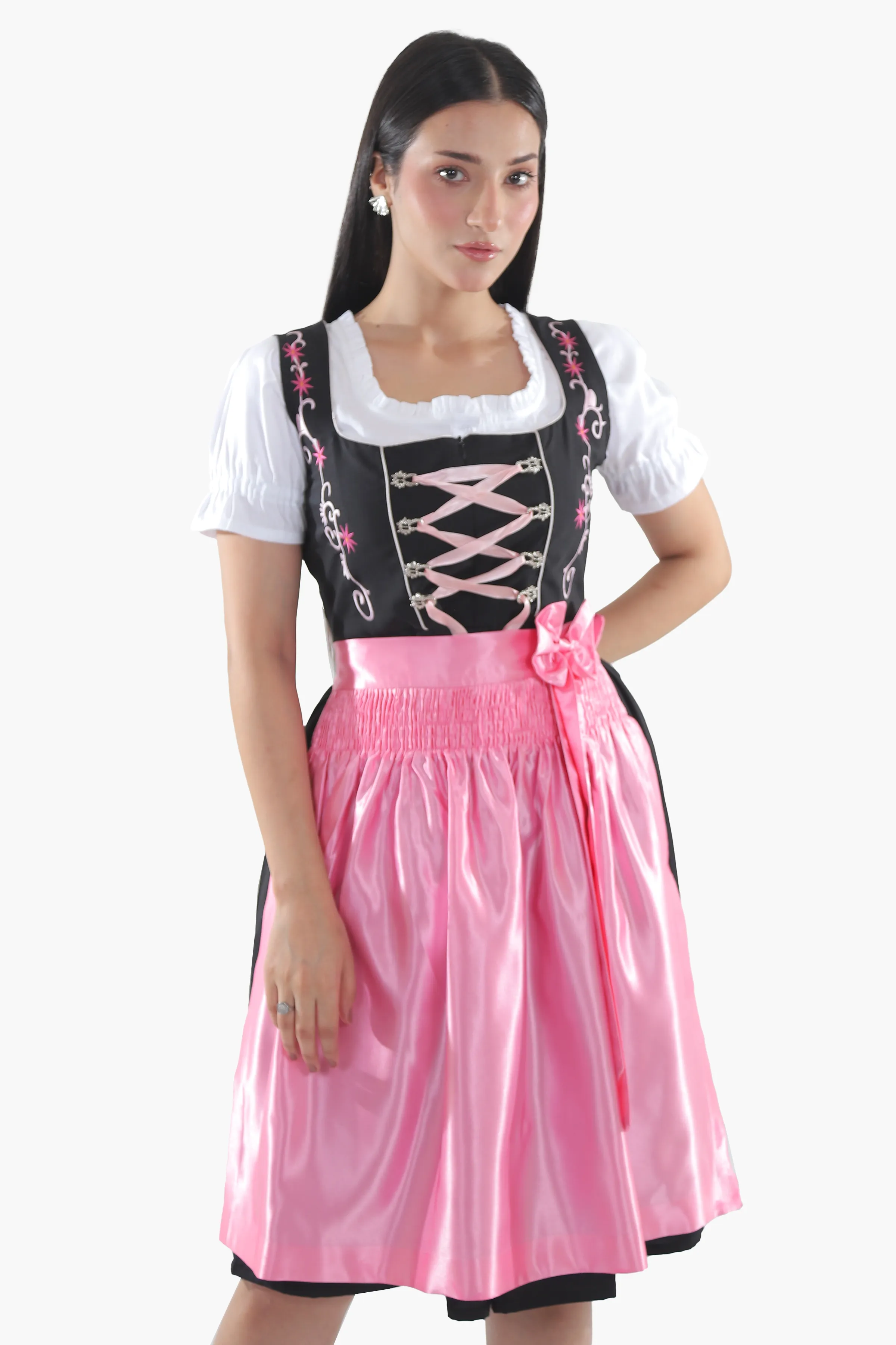 Dark Allure Bavarian Dress Blossom Pink - Image 2