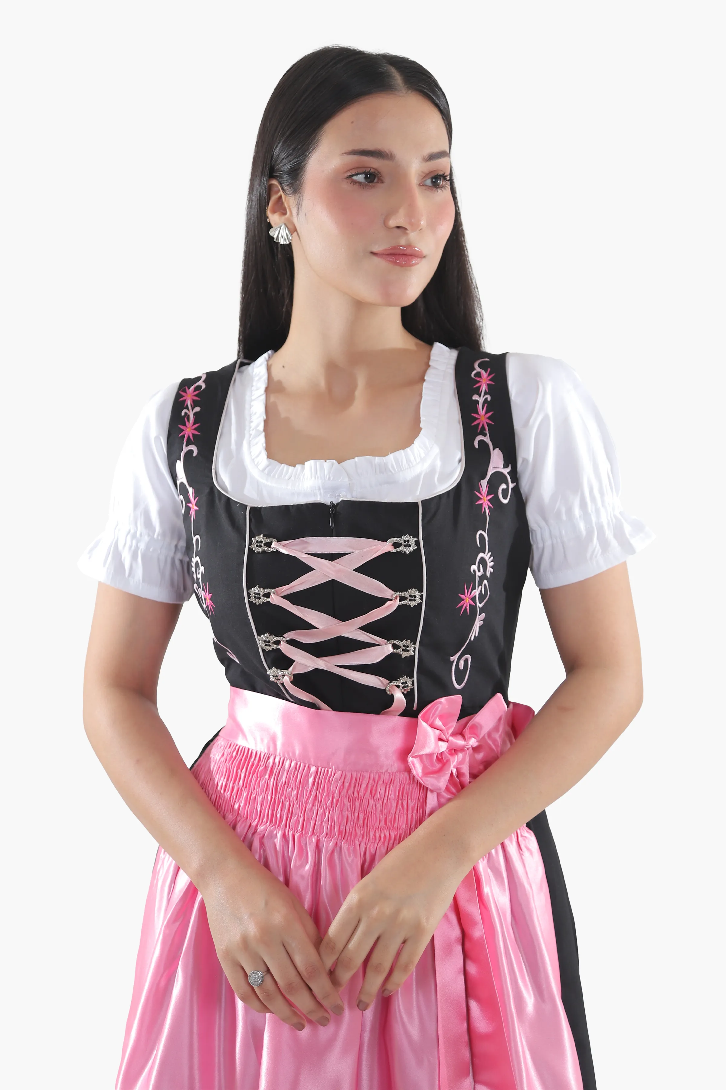 Dark Allure Bavarian Dress Blossom Pink - Image 5