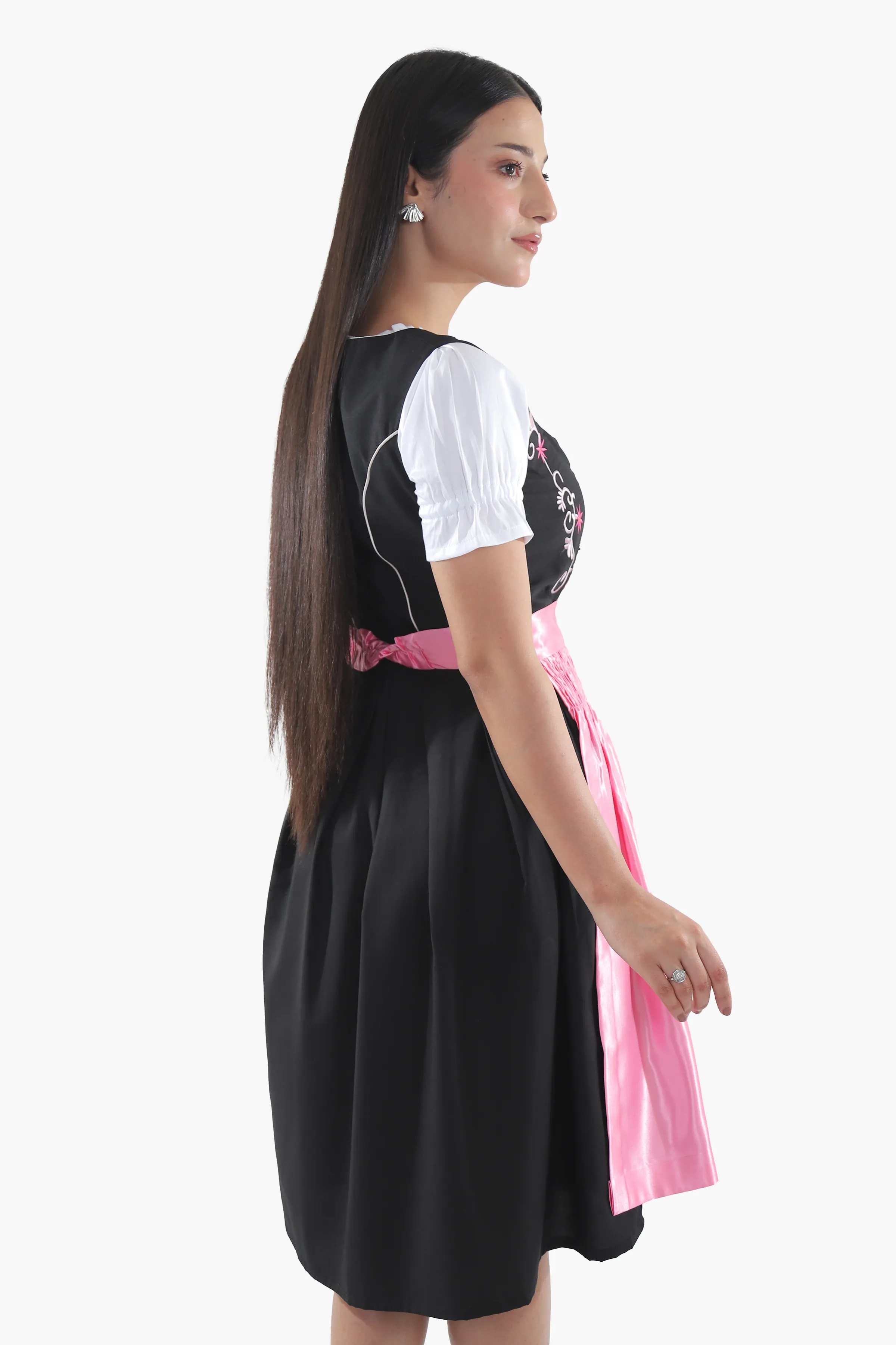 Dark Allure Bavarian Dress Blossom Pink - Image 6