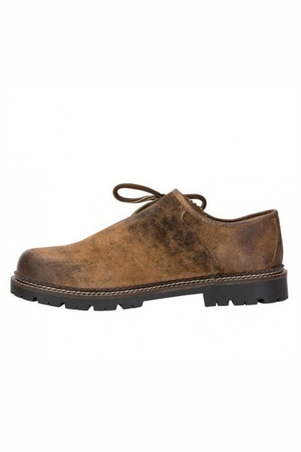 German Lederhosen Shoes for Men Clean Brown
