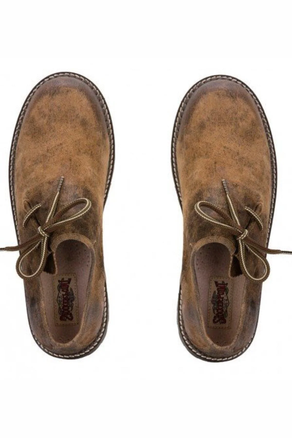 German Lederhosen Shoes for Men Clean Brown - Image 2
