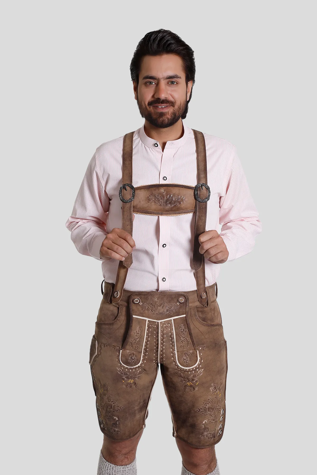 Oktoberfest Noir Brown Suspender Style - Image 2