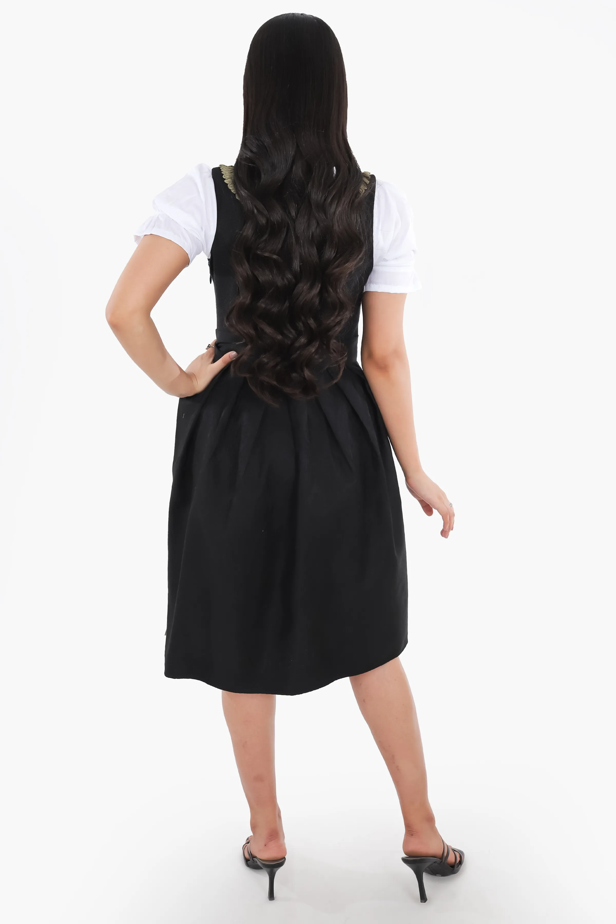 Sophisticated Black Dirndl Classic German Attire - Image 7