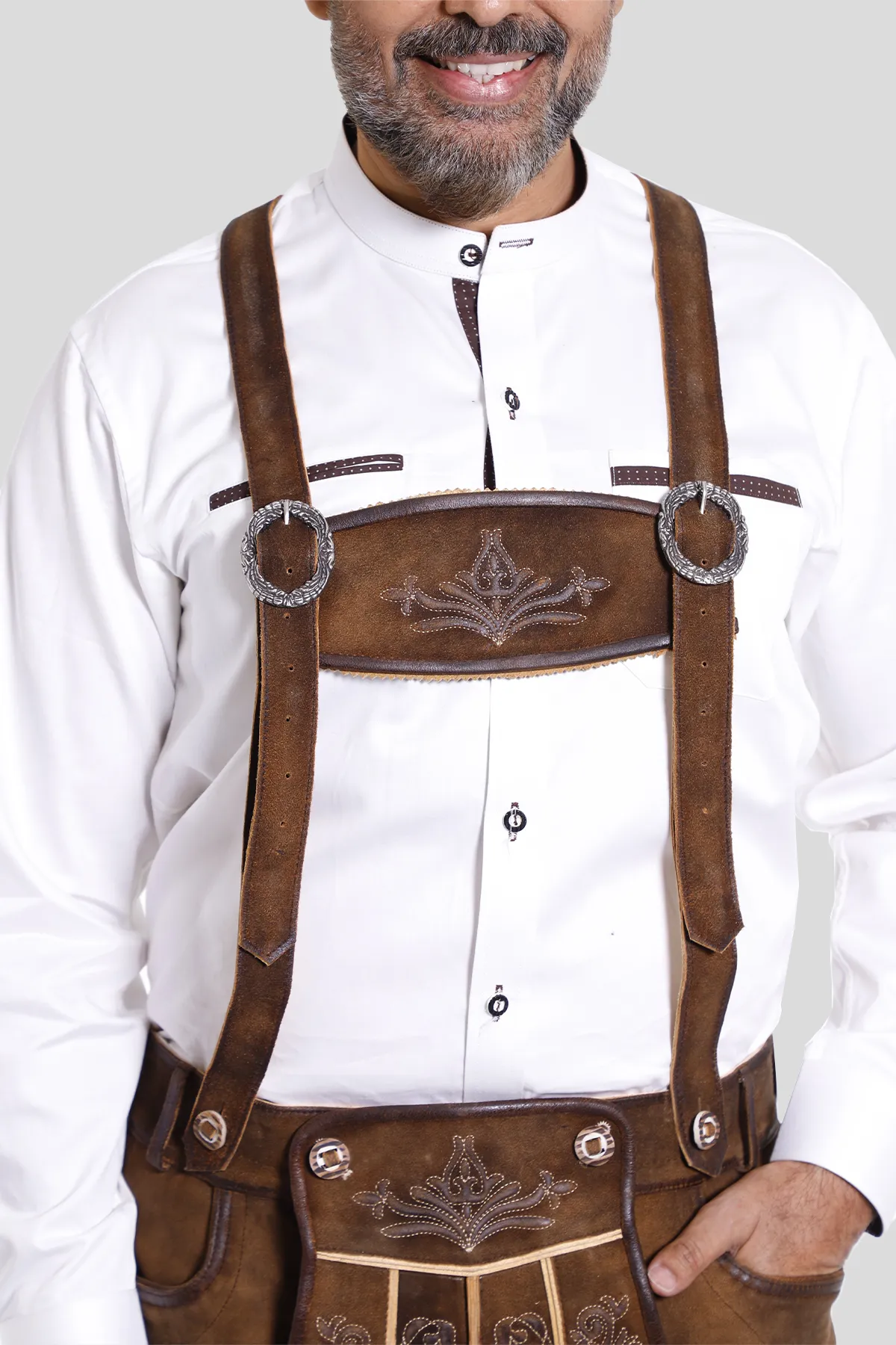 Stylish Bavarian Lederhosen Suspenders