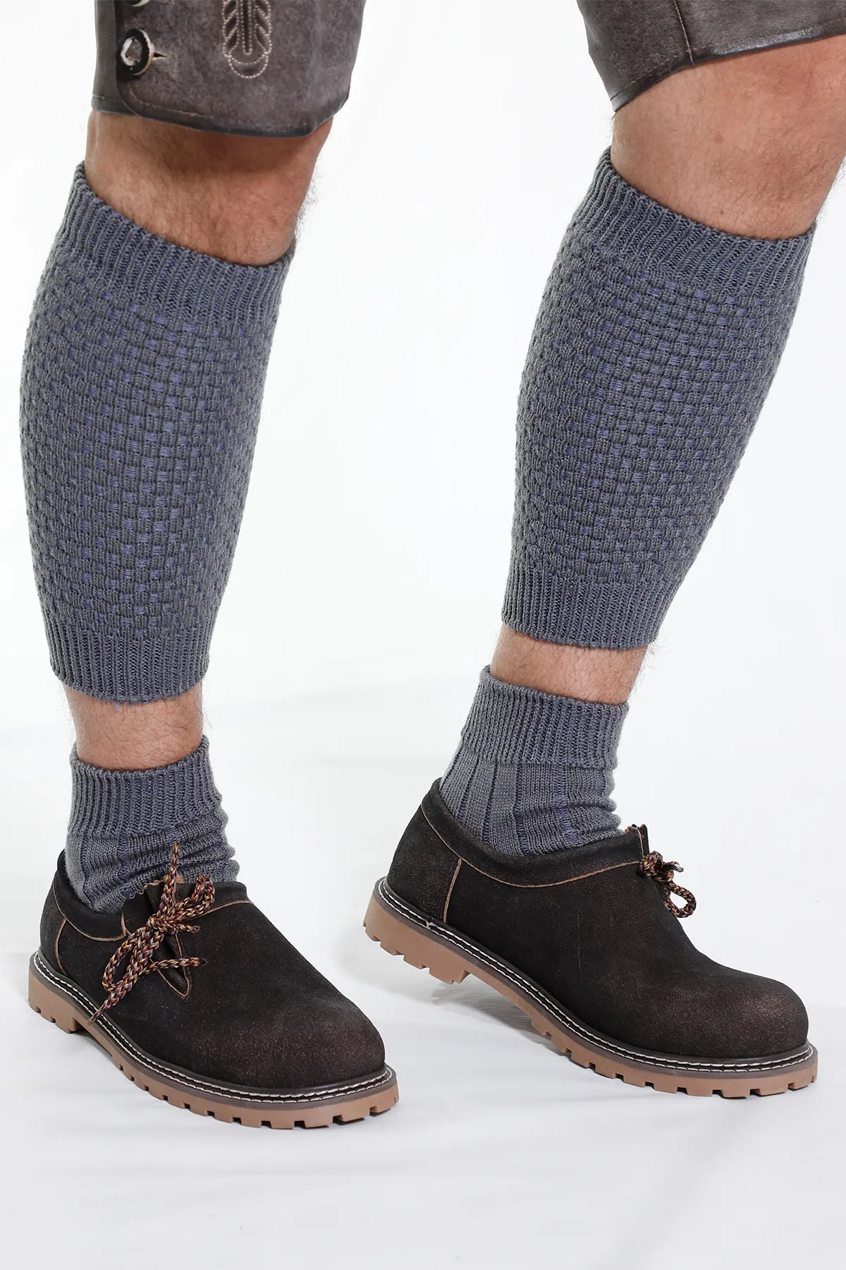 Stylish Gray Lederhosen Socks - Image 2