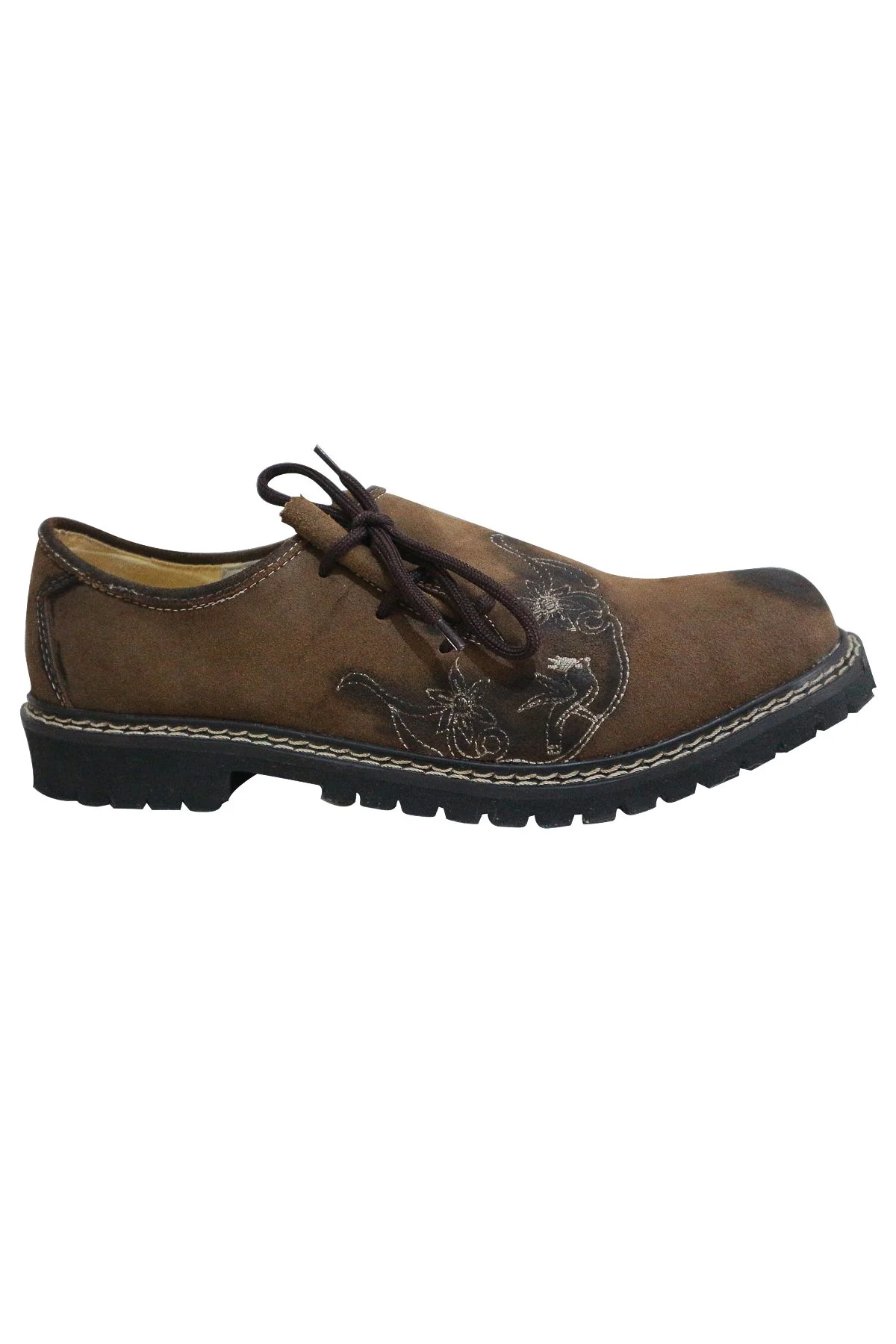 Trachten Lederhosen Shoes for Men Brown